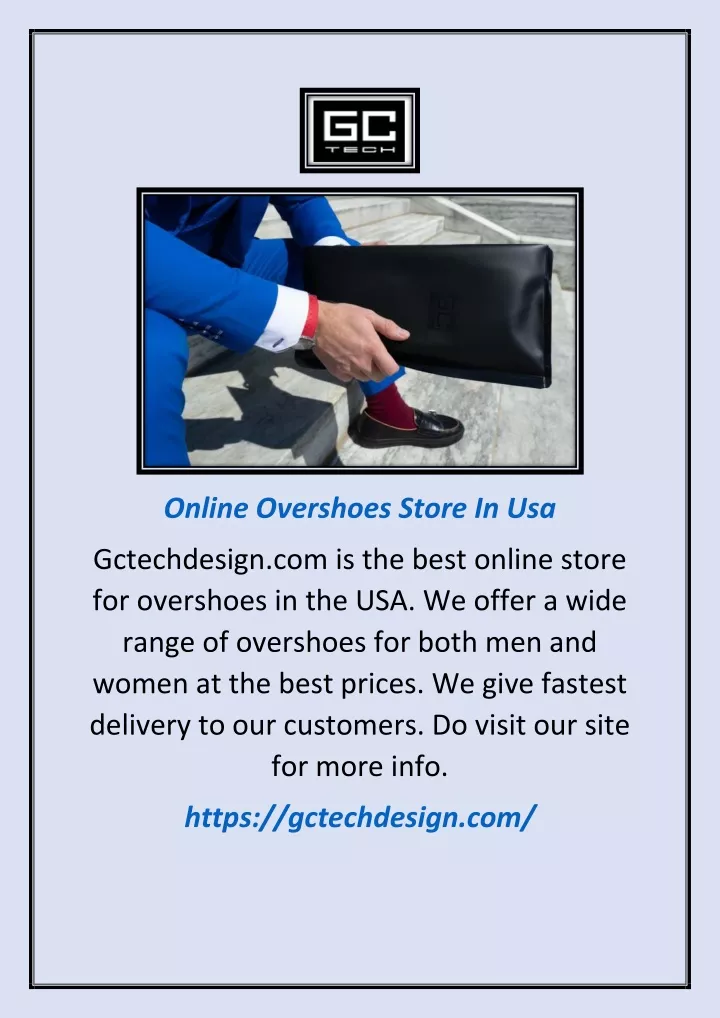 online overshoes store in usa