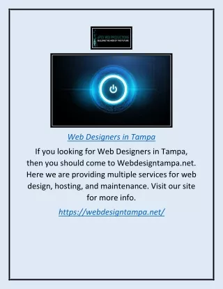 web designers in tampa