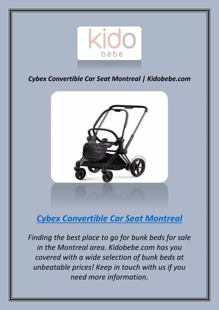 cybex convertible car seat montreal kidobebe com