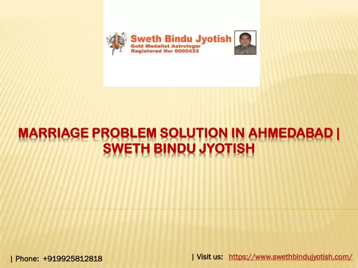 marriage problem solution in ahmedabad sweth bindu jyotish
