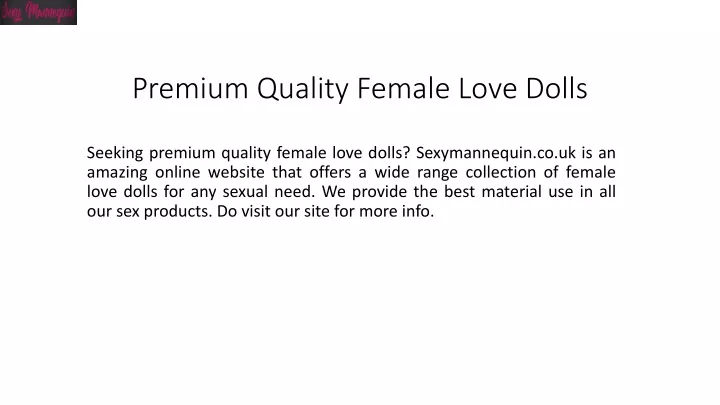 premium quality female love dolls