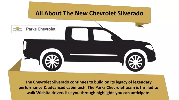 all about the new chevrolet silverado