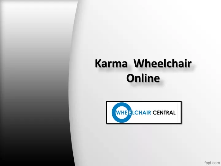karma wheelchair online