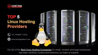 TOP 5 Linux Hosting Providers