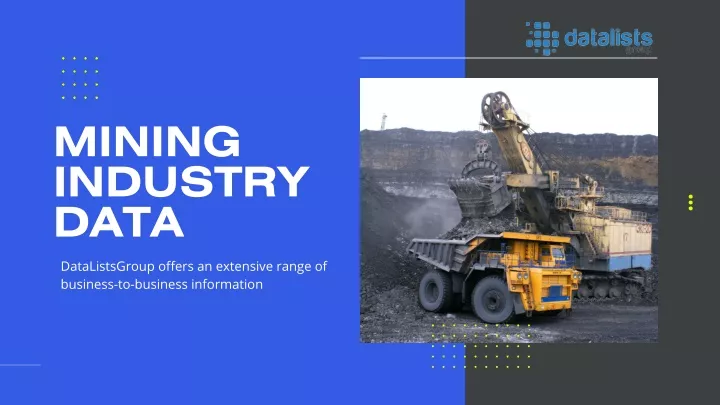 mining industry data