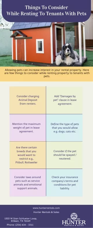 Things To Consider While Renting To Tenants With Pets