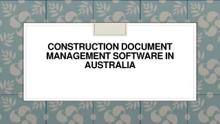 construction document management software