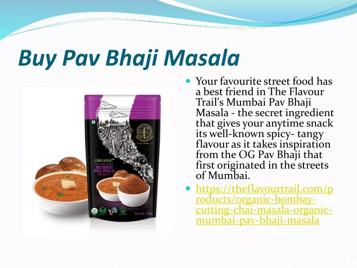 buy pav bhaji masala