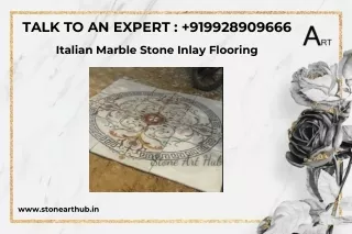 Italian Marble Stone Inlay Flooring - Call Now 9928909666
