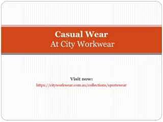 Active Wear At City Workwear