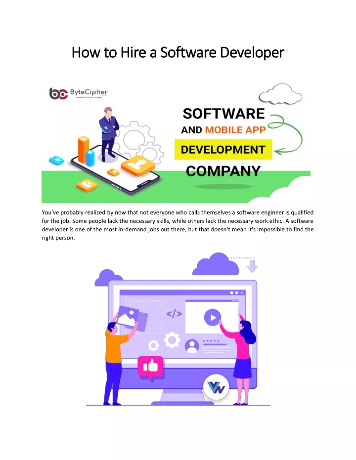 how to hire a software developer how to hire