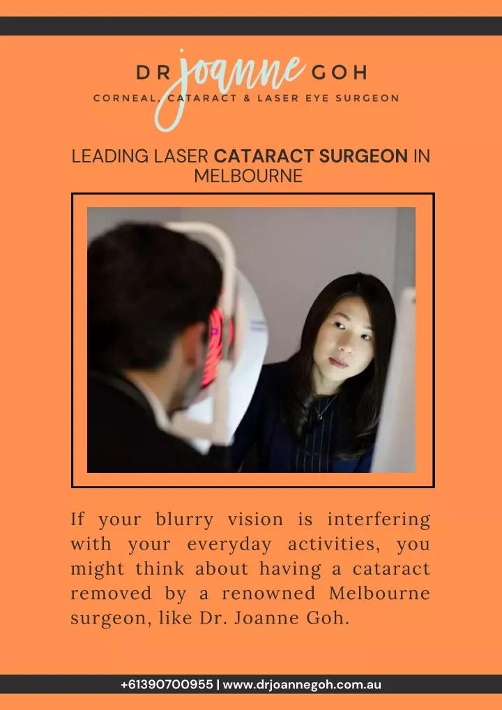 leading laser cataract surgeon in melbourne