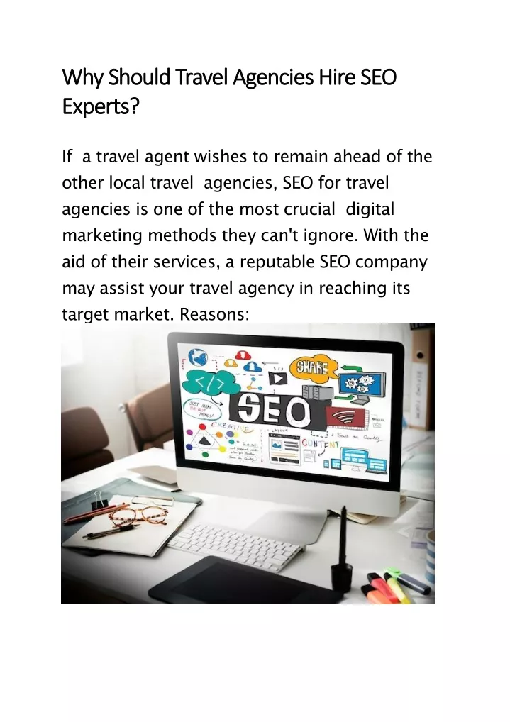 why should travel agencies hire seo why should