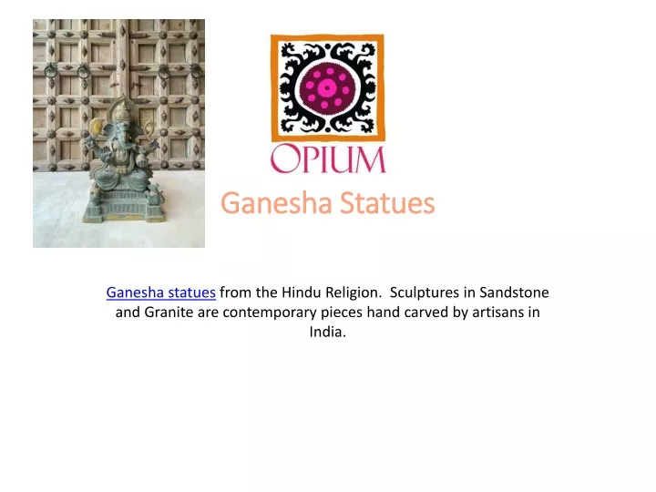 ganesha statues