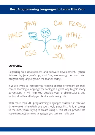 Best Programming Languages to Learn This Year