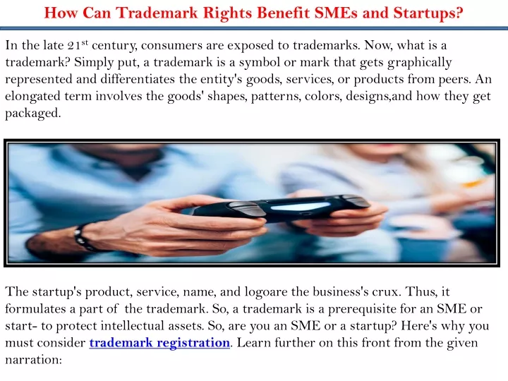 how can trademark rights benefit smes and startups