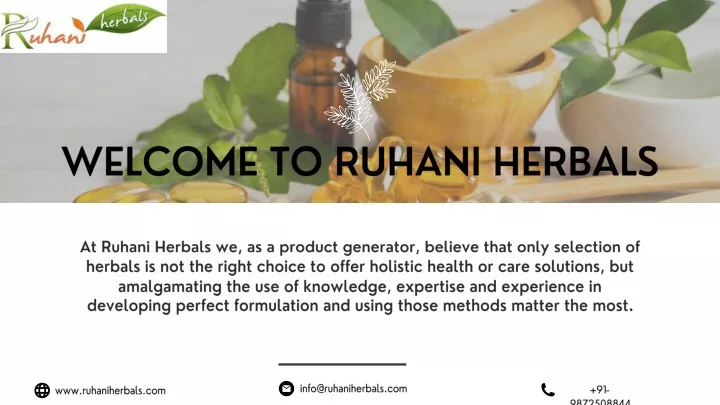 welcome to ruhani herbals