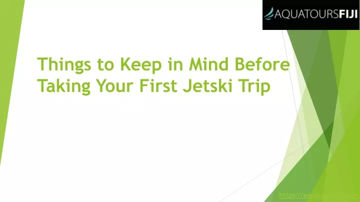 things to keep in mind before taking your first jetski trip