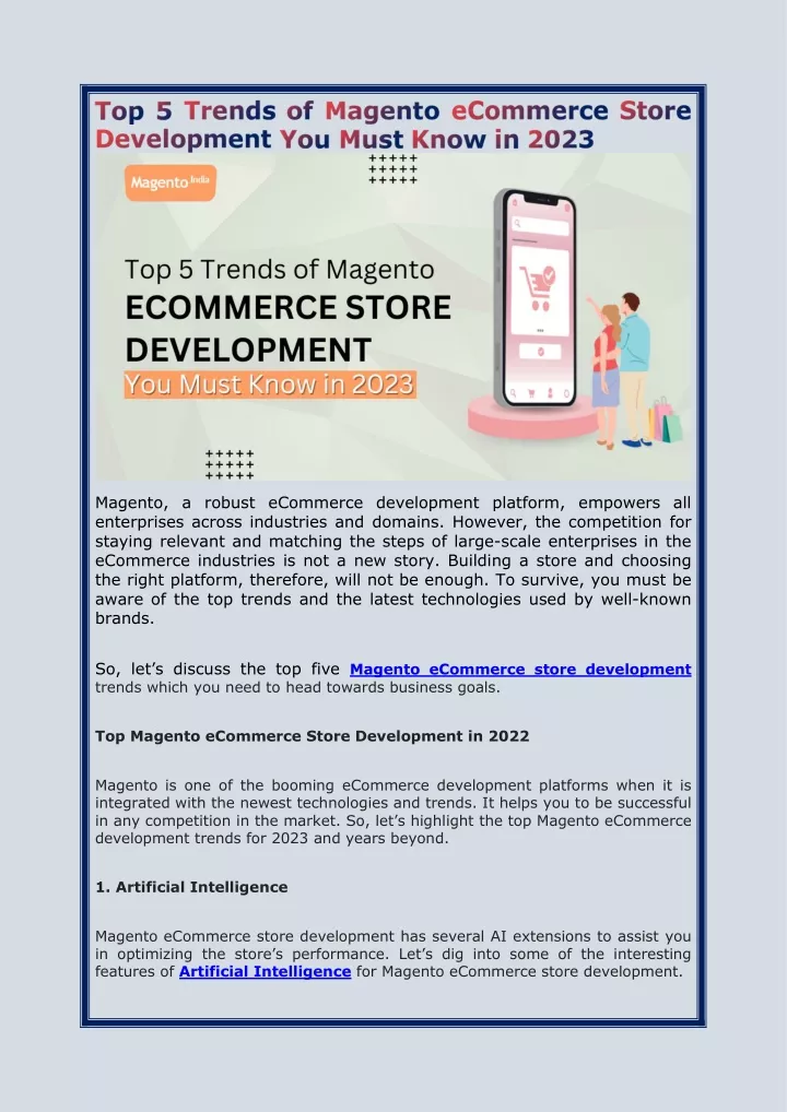 magento a robust ecommerce development platform