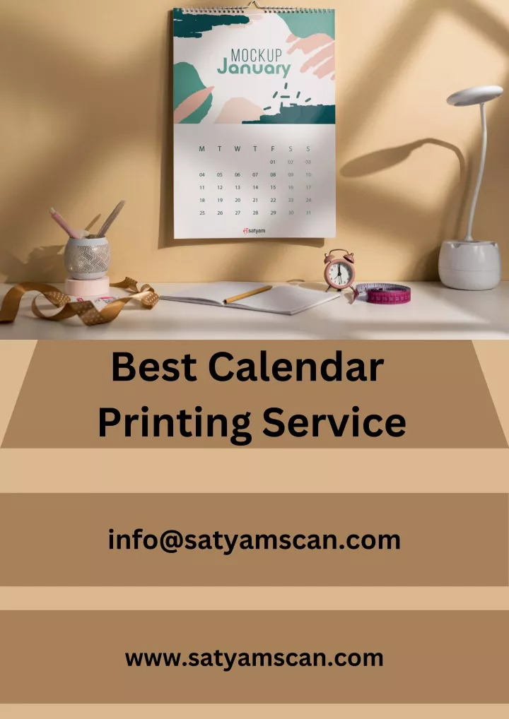 PPT Best Calendar Printing Service PowerPoint Presentation free