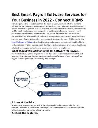 best smart payroll software services for your