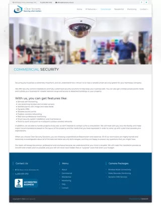 Commercial Security System in Kamloops