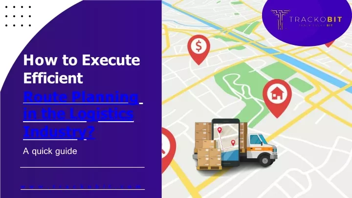 how to execute efficient route planning