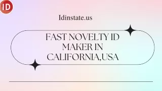Buy Novelty Id At Lowest Ever Price From Idinstate