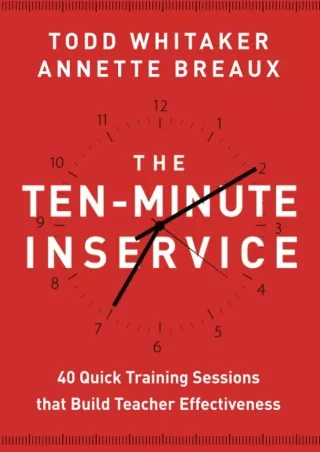 READ  John Wiley Ten Minute Inservice 40 Quick Training Sessions That