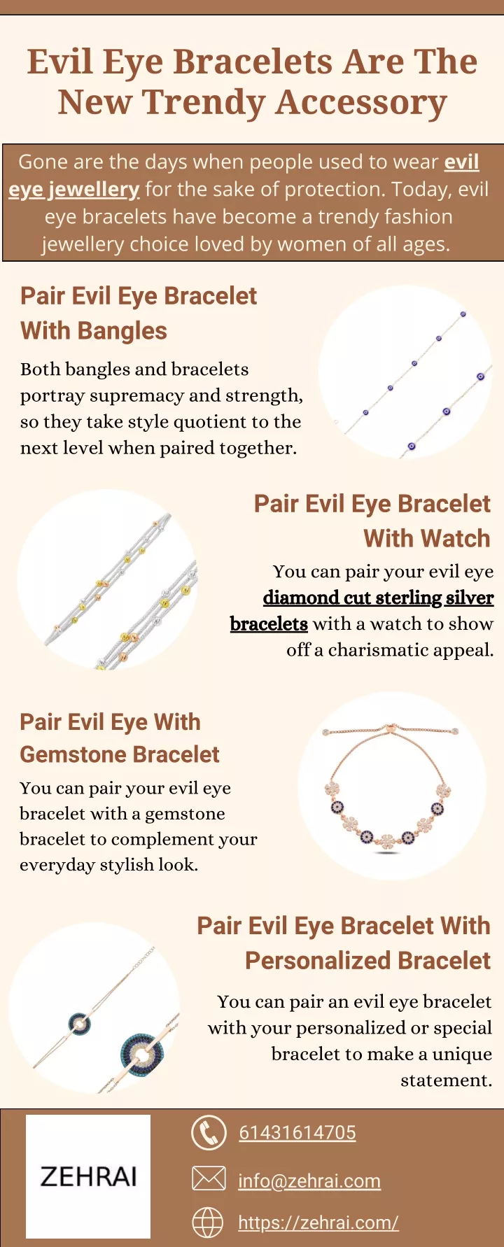 evil eye bracelets are the new trendy accessory