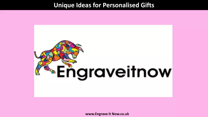 unique ideas for personalised gifts
