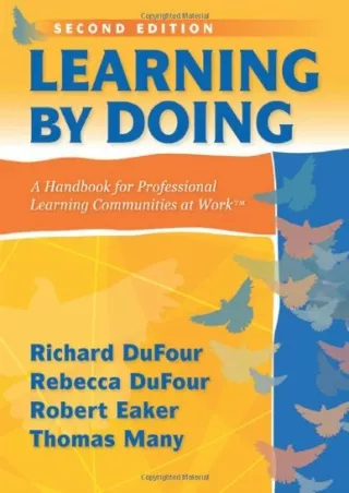 eBOOK  Learning by Doing A Handbook for Professional Communities at Work