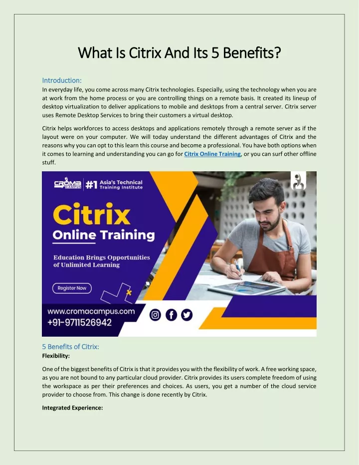 what i what is citrix a s citrix and i