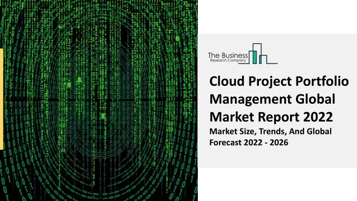 cloud project portfolio management global market
