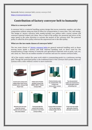 keywords factory conveyor belt custom conveyor
