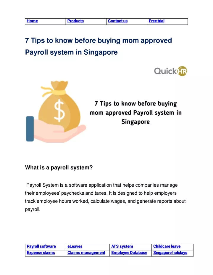 7 tips to know before buying mom approved payroll