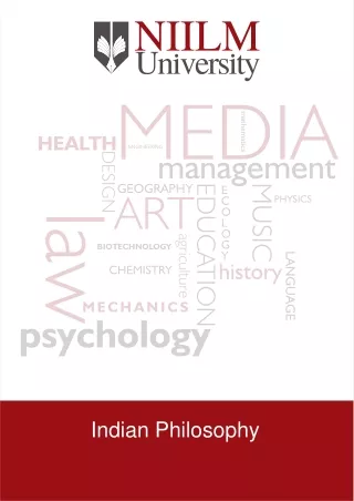 Indian Philosophy A Complete Introduction