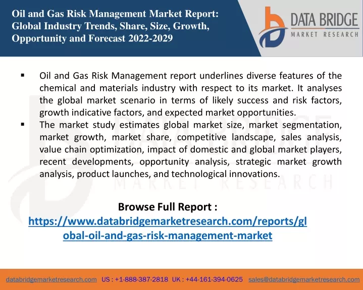 oil and gas risk management market report global