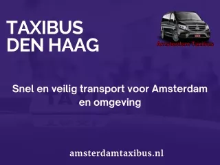 Taxi Bus Den Haag