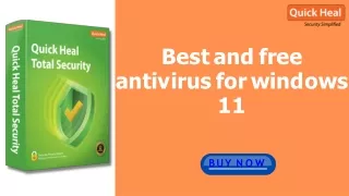 Best and free antivirus for windows 11
