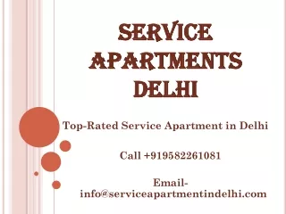 Service Apartment Delhi