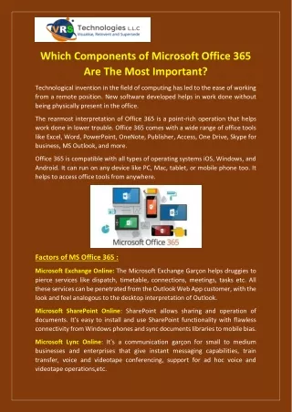 which components of microsoft office