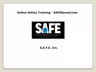 Online Safety Training - SAFESavesLives