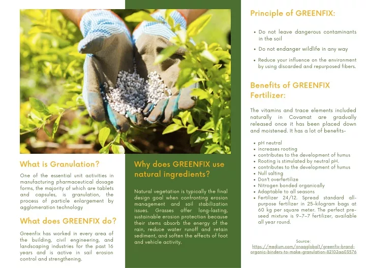 principle of greenfix