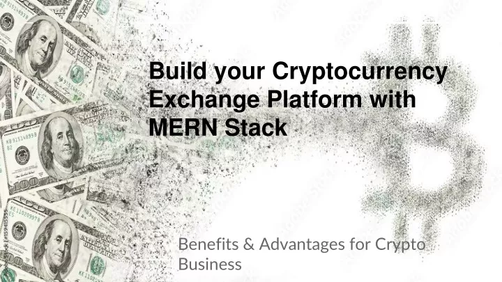 build your cryptocurrency exchange platform with mern stack