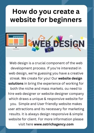 How do you create a website for beginners