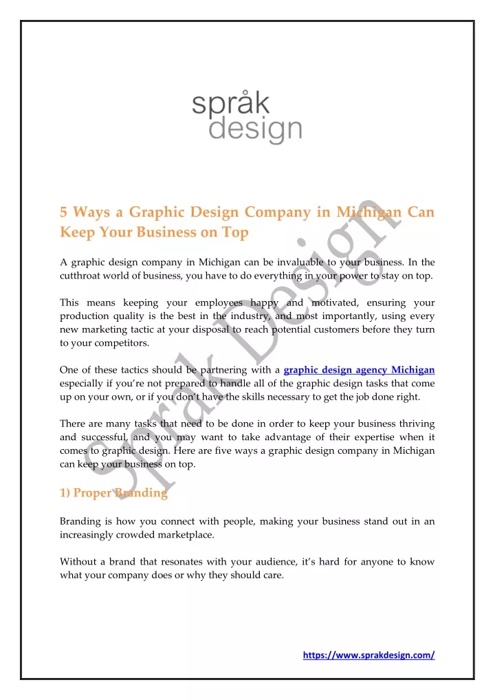 5 ways a graphic design company in michigan