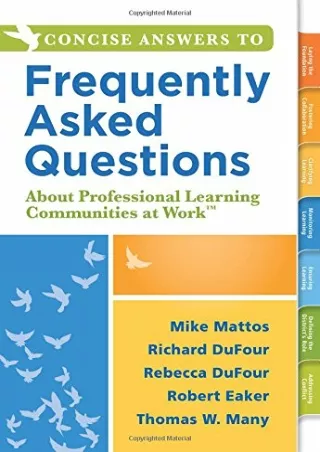 ePUB  Concise Answers to Frequently Asked Questions About Professional
