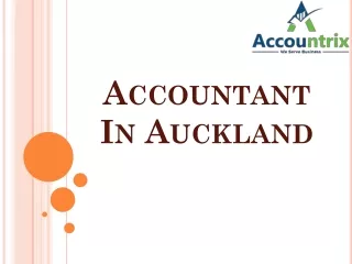 Accountant In Auckland
