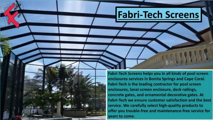 fabri tech screens